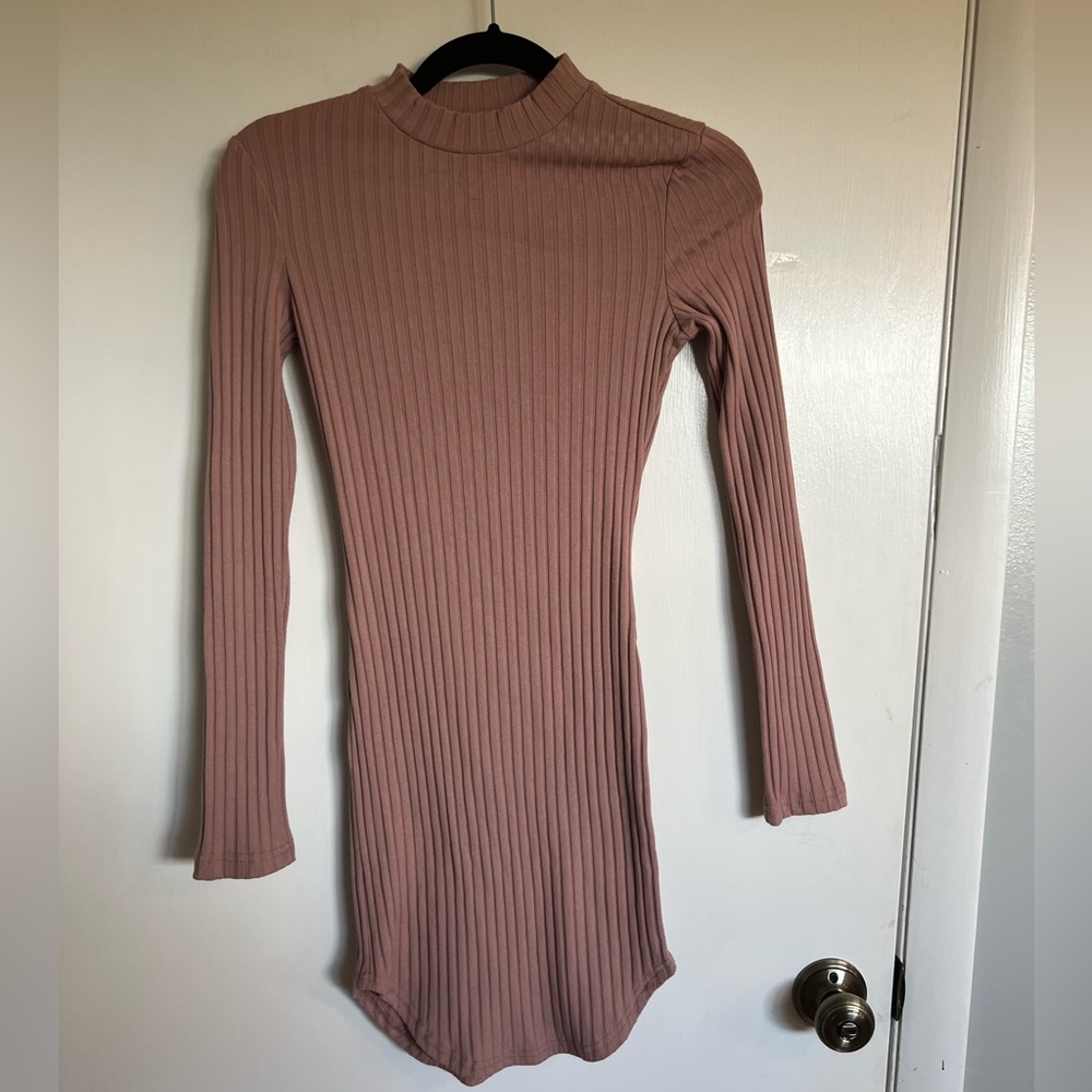 long sleeve sweater dress
